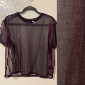 H&M Sheet Top See Through
